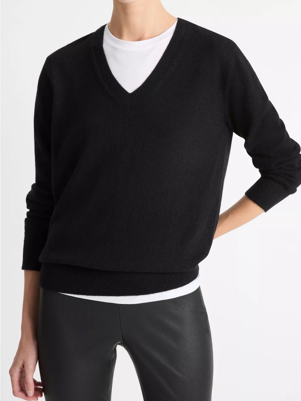 Vince Cashmere V-neck Sweater